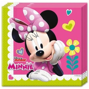 SERWETKI MYSZKA MINNIE RÓŻOWE 20 szt.