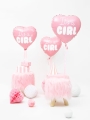 BALON SERCE GIRL RÓZOWY 18'' 45cm