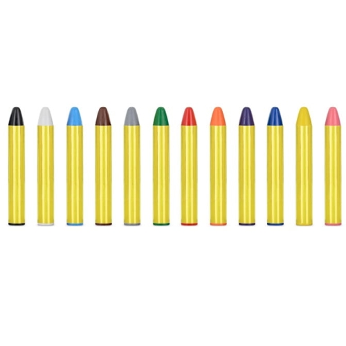 KREDKI DO MALOWANIA TWARZY KOLOROWE 12szt