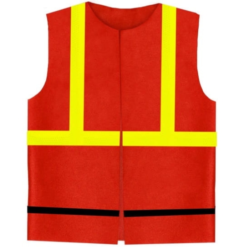 KAMIZELKA STRAŻAK WIGOFIL CZERWONA 116-140