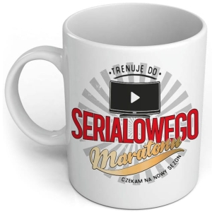 KUBEK SERIALOWY MARATON BIAŁY 325ml