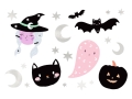 TATUAŻE ZMYWALNE WIEDŹMA HALLOWEEN MIX 20szt