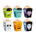 PUDEŁKA NA POPCORN POTWORKI HALLOWEEN MIX 6szt
