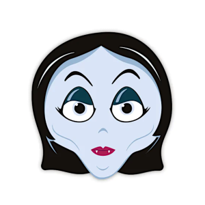 MASKA PAPIEROWA WAMPIRZYCA JASNONIEBIESKA 1szt