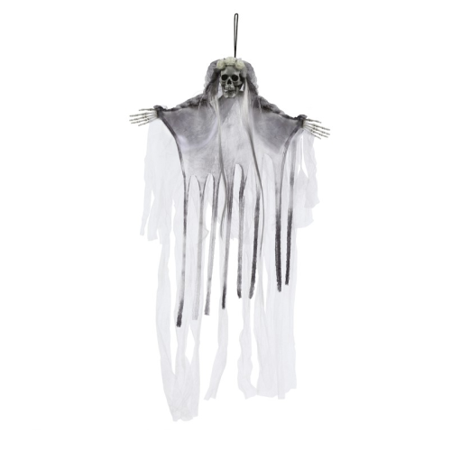 KUKŁA SZKIELET PANNY MŁODEJ WISZĄCA CZARNO-BIAŁA 70cm