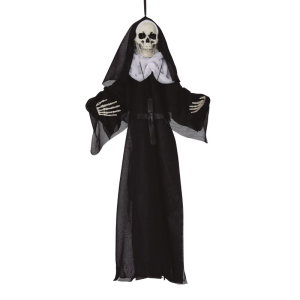 KUKŁA ZAKONNICA WISZĄCA CZARNA 50cm