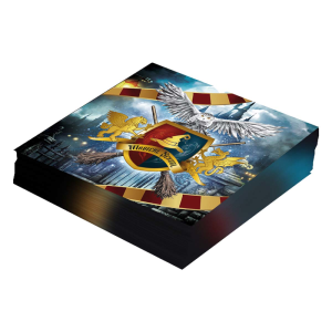 SERWETKI HARRY POTTER HOGWART NIEBIESKIE 12szt