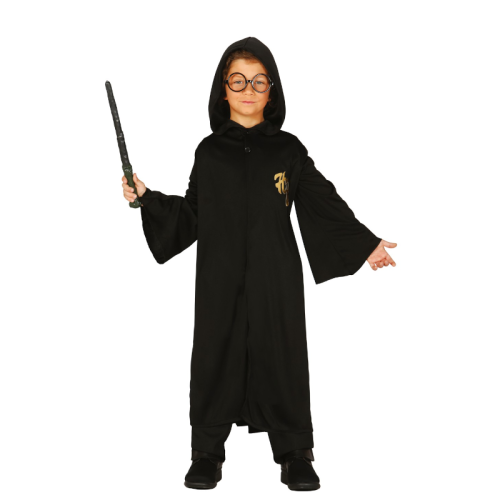 STRÓJ SZATA CZARODZIEJ HARRY POTTER CZARNY 125-135
