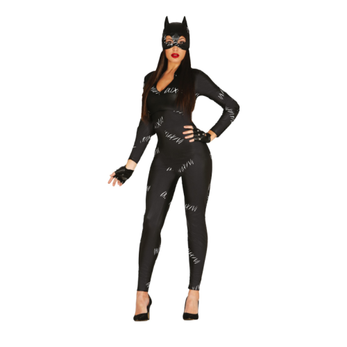 STRÓJ KOMBINEZON KOBIETA-KOT CZARNY L(42-44)