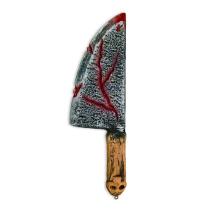 NÓŻ SZEROKI ZAKRWAWIONY 33cm