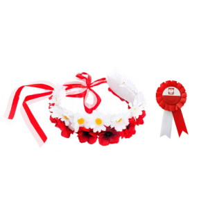 ZESTAW NARODOWY BIAŁO-CZERWONY 2el