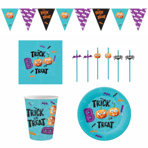 ZESTAW HALLOWEENOWY TRICK OR TREAT 20szt