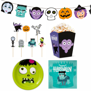 ZESTAW HALLOWEENOWY POTWORKI 21szt