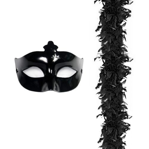 ZESTAW RETRO CZARNY 2el