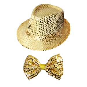 ZESTAW SYLWESTROWY ZŁOTY 2el