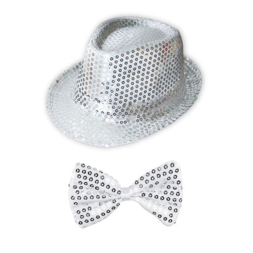 ZESTAW SYLWESTROWY SREBRNY 2el