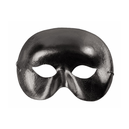 MASKA METALLIC CZARNA