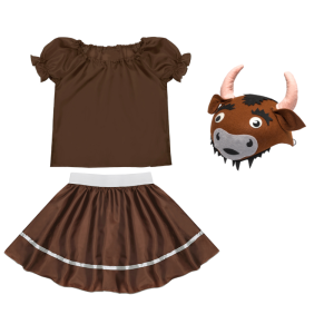 ZESTAW ŻUBR BRĄZOWY 116-128 3el