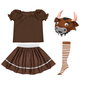 ZESTAW ŻUBR BRĄZOWY 134-140 4el