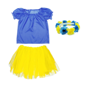 ZESTAW UKRAINA NIEBIESKO-ŻÓŁTY 134-140 3el