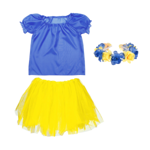 ZESTAW UKRAINA NIEBIESKO-ŻÓŁTY 98-110 3el