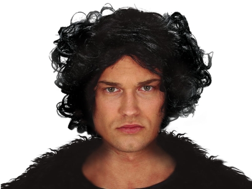 PERUKA AFRO KRĘCONA CZARNA