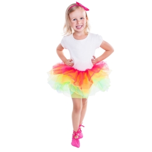 ZESTAW BALERINA TĘCZOWY 90-120 3el