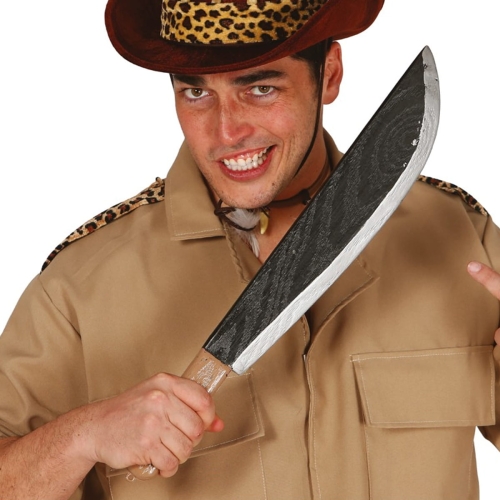 MACZETA PLASTIKOWA CZARNO-SREBRNA 53cm