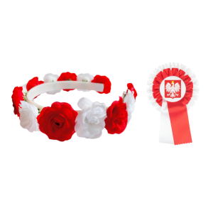 ZESTAW NARODOWY BIAŁO-CZERWONY 2el