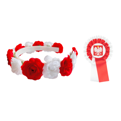 ZESTAW NARODOWY BIAŁO-CZERWONY 2el