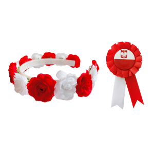 ZESTAW NARODOWY BIAŁO-CZERWONY 2el