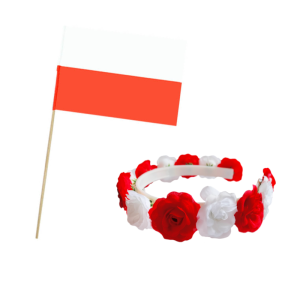 ZESTAW NARODOWY BIAŁO-CZERWONY 2el