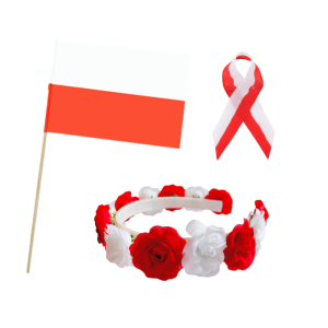 ZESTAW NARODOWY BIAŁO-CZERWONY 3el