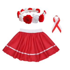 ZESTAW NARODOWY BIAŁO-CZERWONY S/M 3el