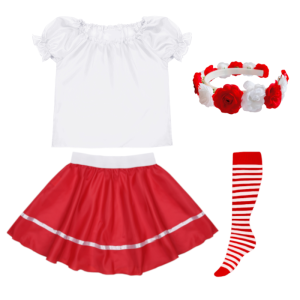 ZESTAW NARODOWY BIAŁO-CZERWONY 98-110 4el