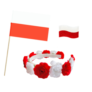 ZESTAW NARODOWY BIAŁO-CZERWONY 3el