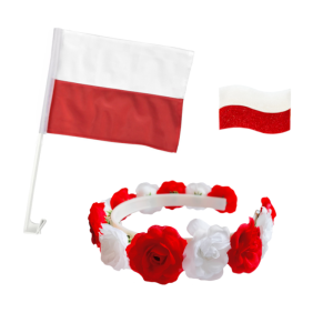 ZESTAW NARODOWY BIAŁO-CZERWONY 3el