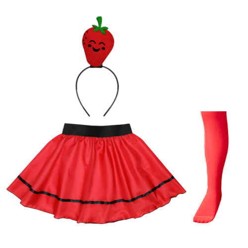 ZESTAW TRUSKAWKA CZERWONY S/M 4el