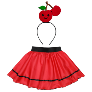 ZESTAW WIŚNIA CZERWONY S/M 3el