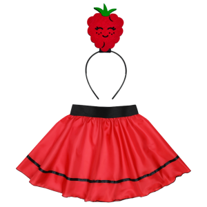 ZESTAW MALINA CZERWONY S/M 3el