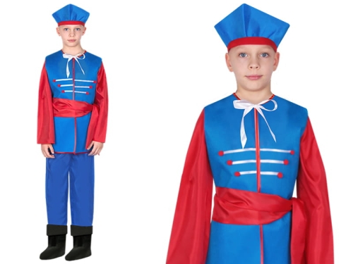 ZESTAW KUJAWIAK NIEBIESKO-CZERWONY 146-158 6el