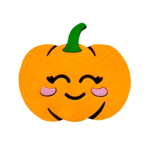 PANEL DYNIA ZARUMIENIONA FILCOWA POMARAŃCZOWA 12x12cm