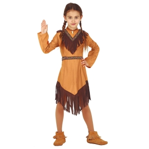 STRÓJ SUKIENKA INDIANKA BRĄZOWA 95-105