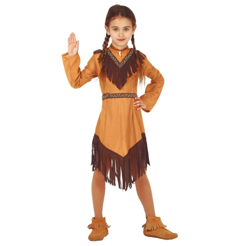 STRÓJ SUKIENKA INDIANKA BRĄZOWA 95-105