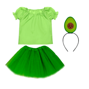 ZESTAW AWOKADO ZIELONY 134-140 4el