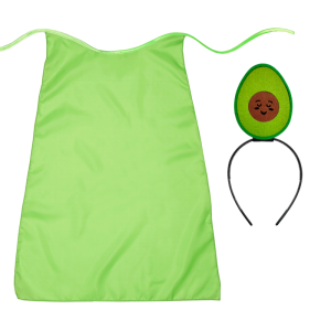 ZESTAW AWOKADO ZIELONY PELERYNA 90cm 3el