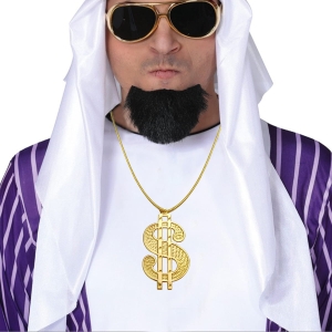 NASZYJNIK DOLLAR ZŁOTY 10cm