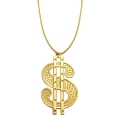 NASZYJNIK DOLLAR ZŁOTY 10cm