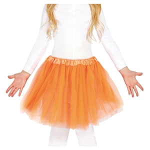 SPÓDNICZKA TIULOWA POMARAŃCZOWA 30cm