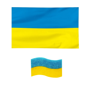 ZESTAW UKRAINA NIEBIESKO-ŻÓŁTY 2el